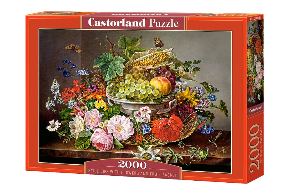 life with flowers 完売 Amazon.com: Castorland Puzzle 2000 Pieces, Still Life with Flowers